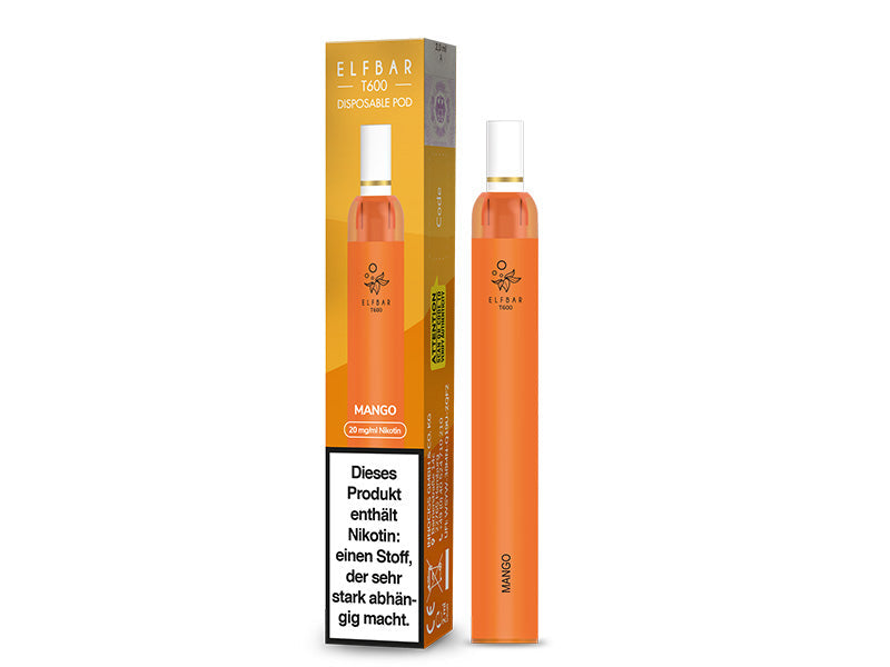 Elf Bar T600 - Mango (Mango) - E-Shisha - 20mg - 600 Züge