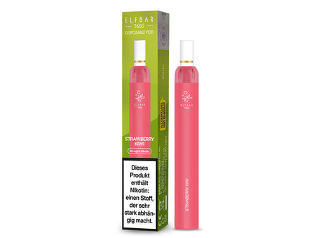 Elf Bar T600 - Strawberry Kiwi (Erdbeer, Kiwi) - E-Shisha - 20mg - 600 Züge