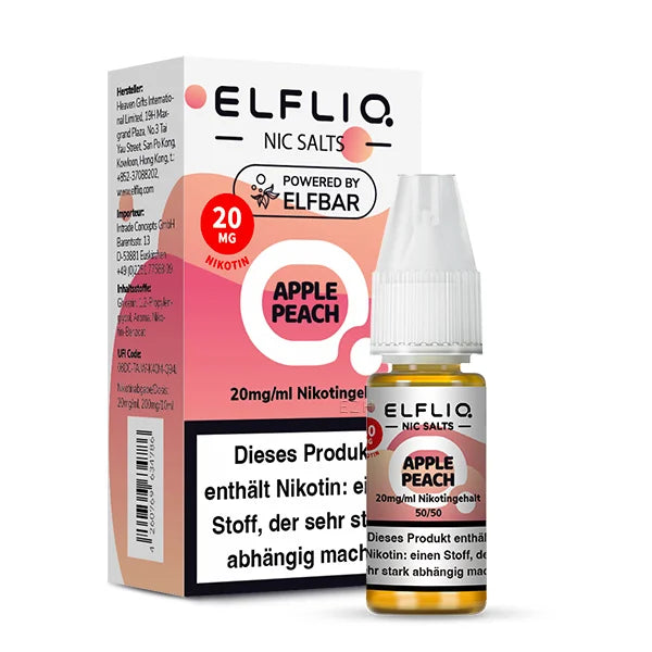 10 x ELFLIQ Liquid | Apple Peach