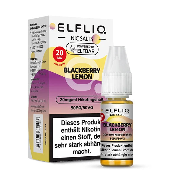 ELFLIQ Liquid Blackberry Lemon Großhandel