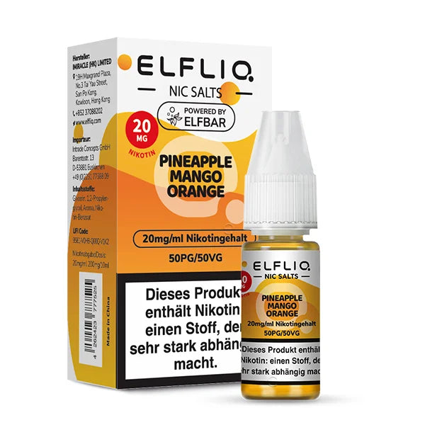 10 x ELFLIQ Liquid | Pineapple Mango Orange