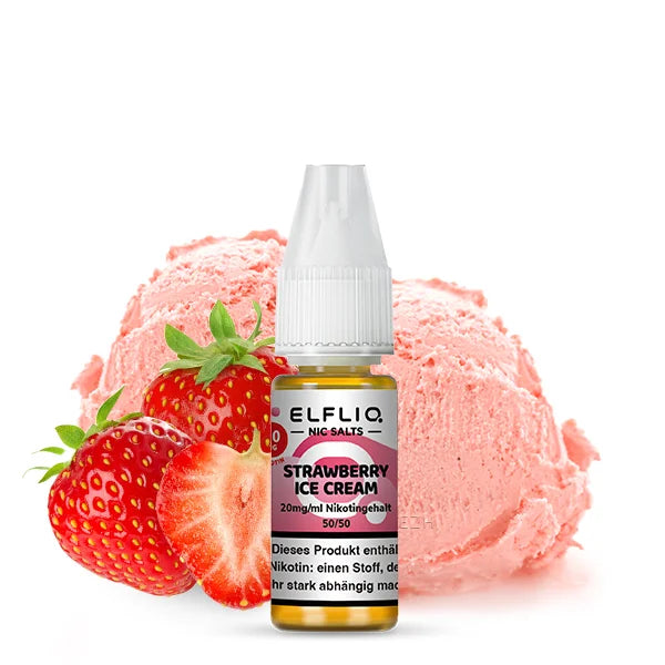 10 x ELFLIQ Liquid | Strawberry Ice Cream