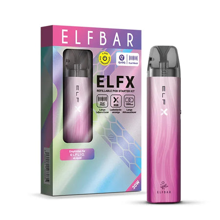 ELFBAR ELFX Pod Kit Silver Pink Großhandel