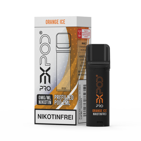 Expod Pro Pods Orange Ice Nikotinfrei im Großhandel kaufen