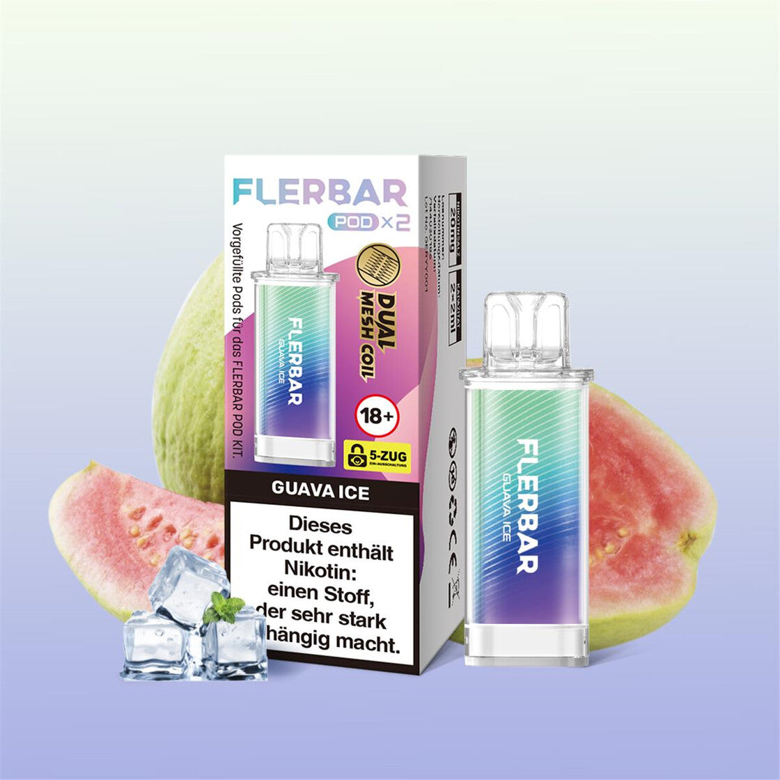 Flerbar Pods Guava Ice im Großhandel günstig kaufen