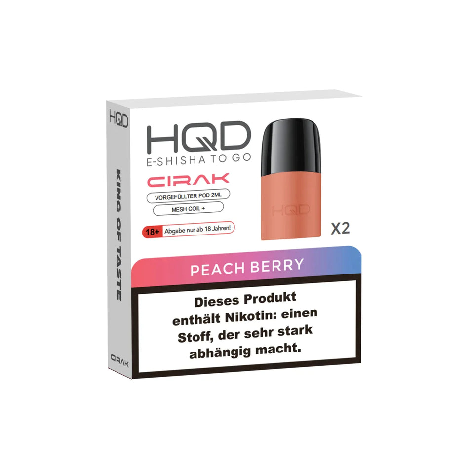 HQD Cirak Pods Peach Berry im Großhandel günstig kaufen