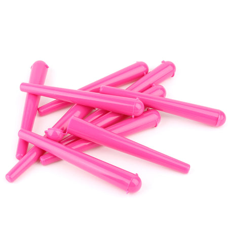 avibes 10 x Joint Hüllen Set Transporthüllen Case Tube Hülsen pink rosa Klappdeckel 7