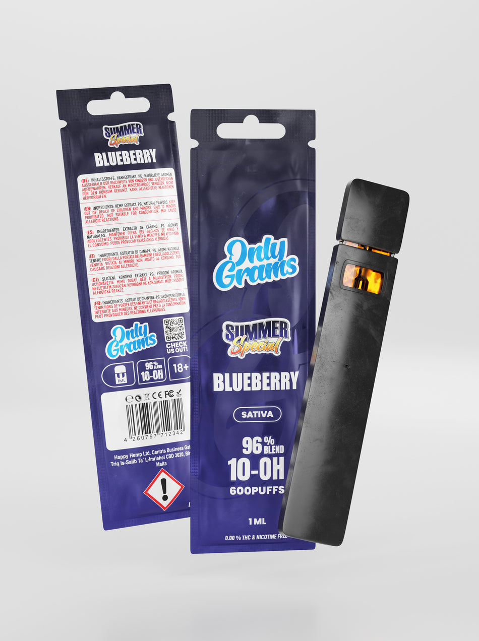 OnlyGrams 10-OH-HHC Vape 96% Blueberry Großhandel