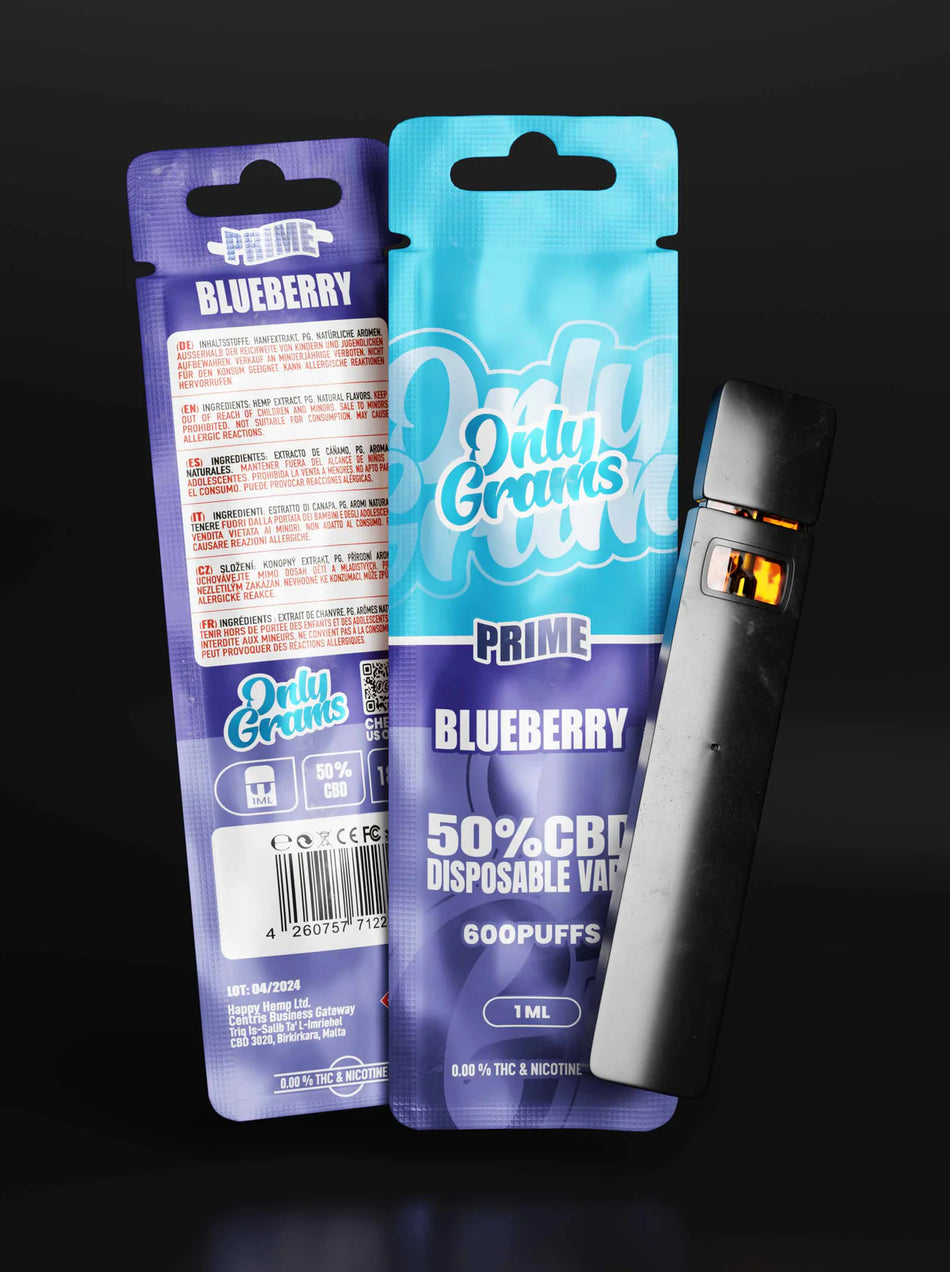 OnlyGrams CBD Vape Blueberry im Großhandel günstig kaufen