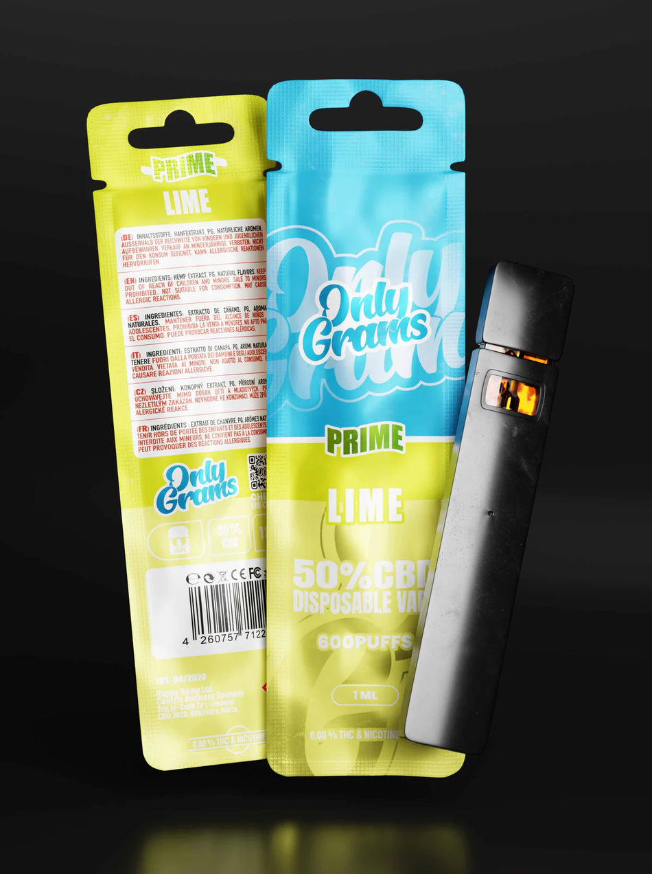 OnlyGrams CBD Vape Lime im Großhandel günstig kaufen