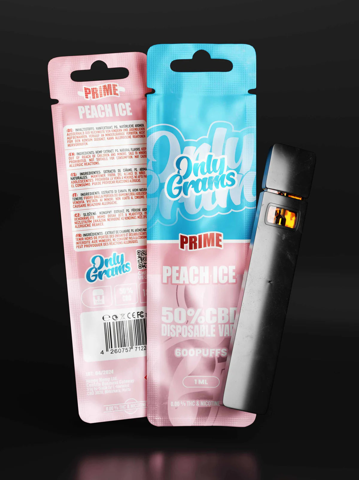 OnlyGrams CBD Vape Peach Ice im Großhandel günstig kaufen