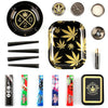 avibes Rolling Tray Set Bundle Kiffer Starter Kit Gold Dream