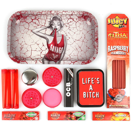 savage-marilyn-monroe-rot-set-red-kiffer-kit-rolling-tray-geschenk-set-loot-box-avibes-