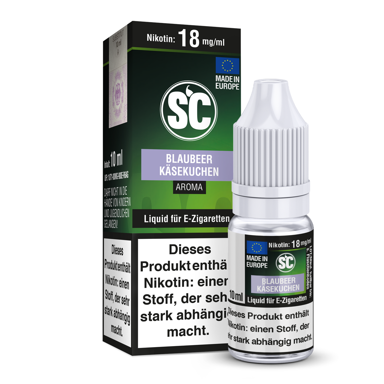 SC - Blaubeer Käsekuchen E-Zigaretten Liquid