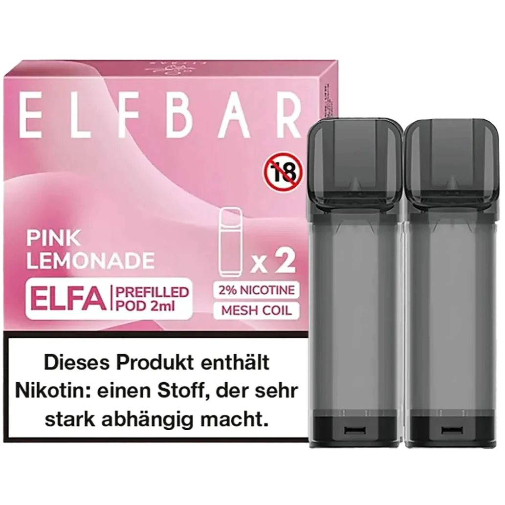 Elf Bar ELFA Prefilled Pod 2er Pack (2 x 1ml) mit dem Geschmack Pink Lemonade günstig kaufen