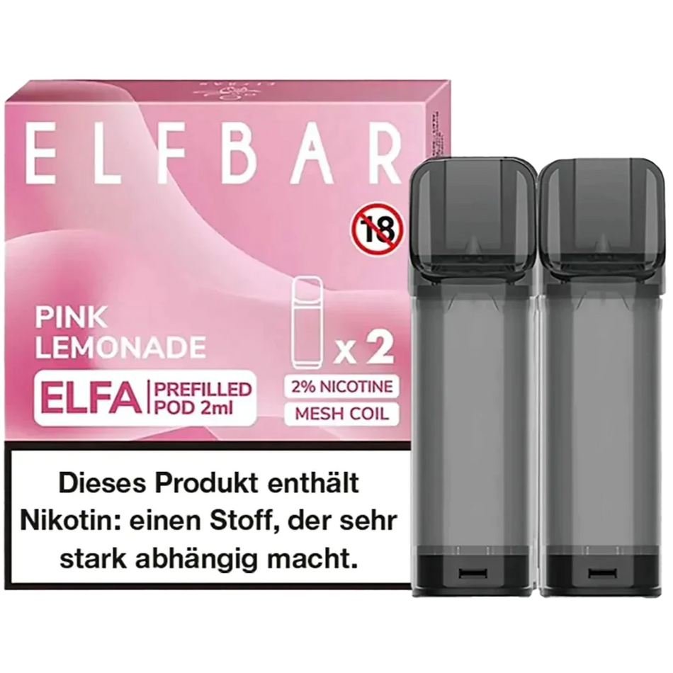 Elf Bar ELFA Prefilled Pod 2er Pack (2 x 1ml) mit dem Geschmack Pink Lemonade günstig kaufen