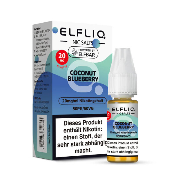 ELFLIQ Liquid | Coconut Blueberry 20mg