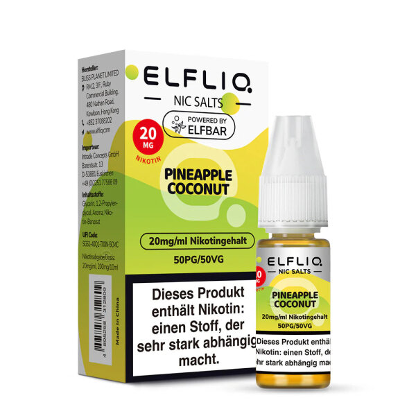 ELFLIQ Liquid | Pineapple Coconut 20mg