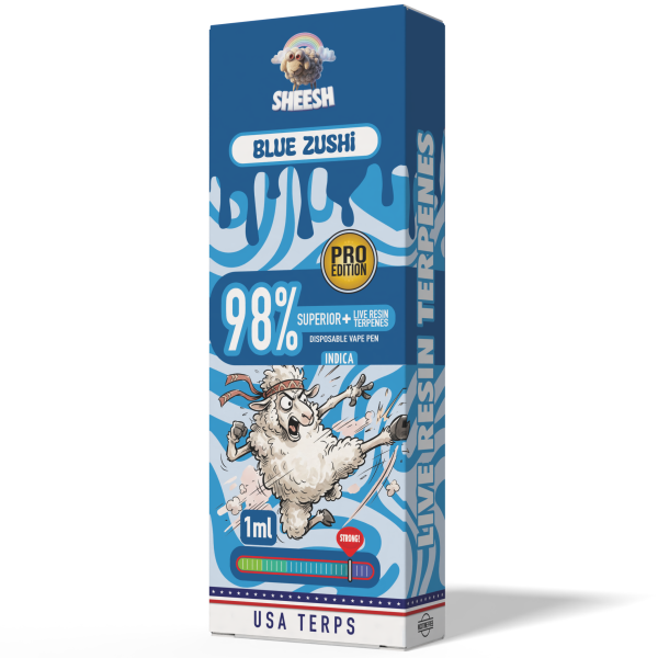 Sheesh 98% Superior Vape | 1ml | Blue Zushi💙