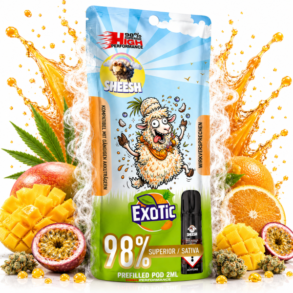 Sheesh Signature Pods | 98% Superior Blend | Exotic