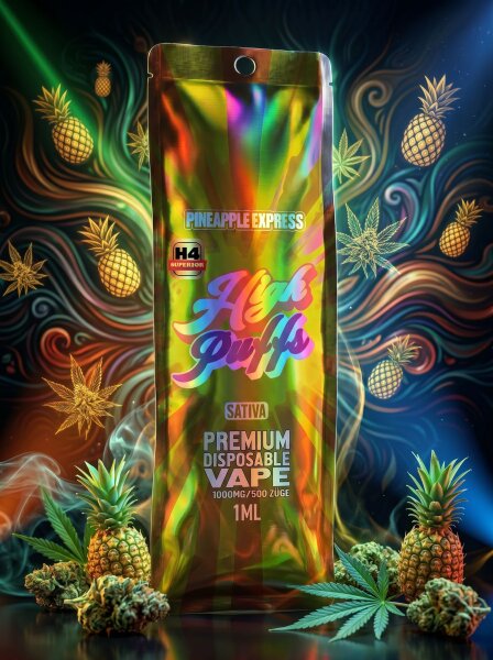 High Puffs | 1ml Vape | Pineapple Express