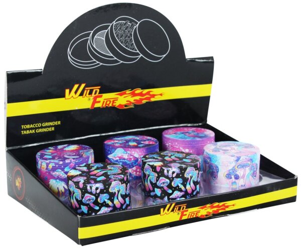 Wildfire Metall Grinder | 4-teilig | Mushroom
