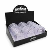 Super Heroes Grinder 2-Teilig | Transparent | VE = 12 Stk.