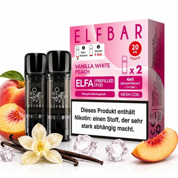 ELFA Pods | Vanilla White Peach