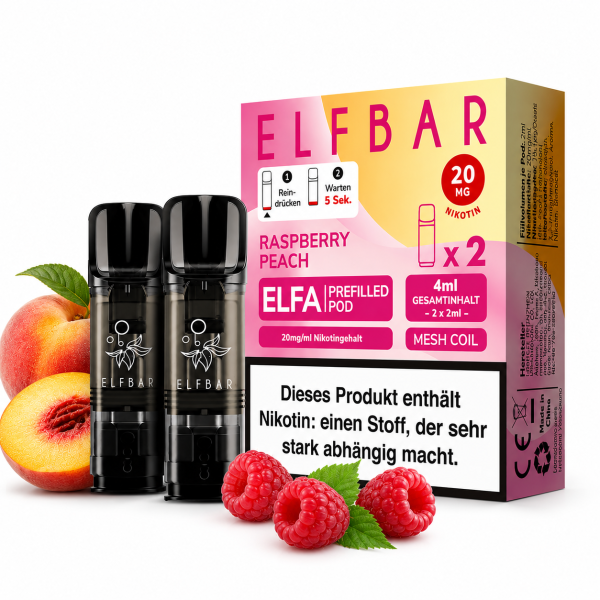 ELFA Pods | Raspberry Peach
