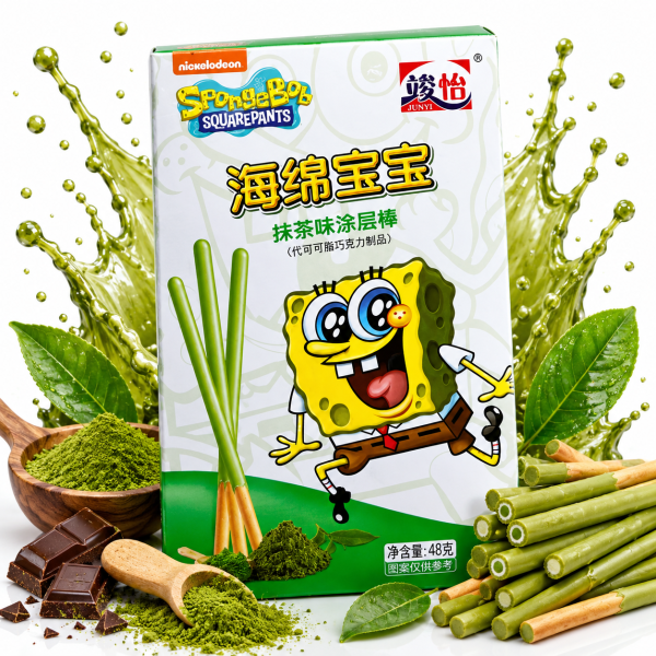 Spongebob Schwammkopf | Coated Stick Matcha 48g