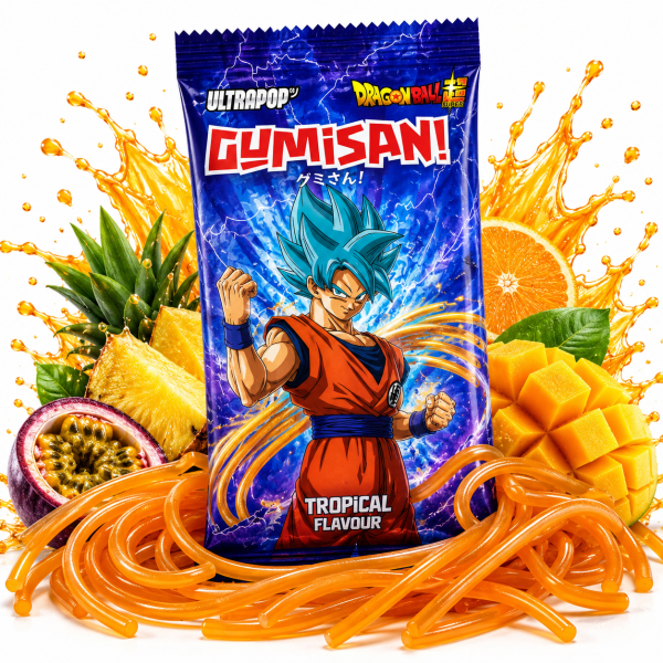 Gumisan | Dragon Ball Super Goku | Tropical Laces Candies 75g