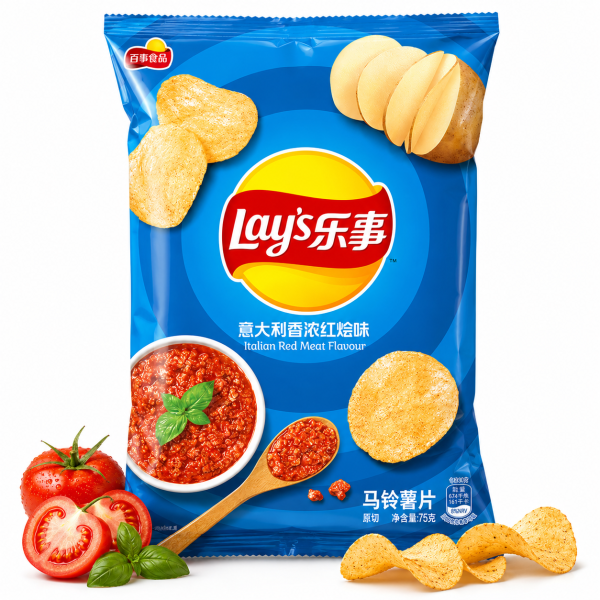 Lays Chips | Italien Red Meat Flavor 70g