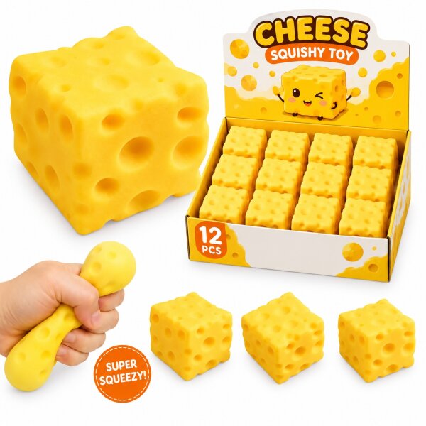 Käse Squishy | Gelb 🧀