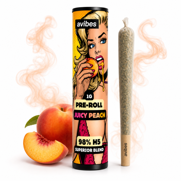avibes® 98% H5 Superior Blend Pre-Roll | Juicy Peach