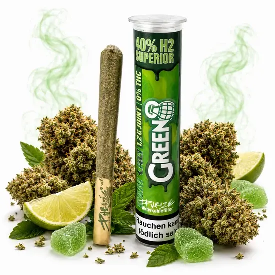 Green8 Pre-Rolls | 40% H2 Superior | Sushi Cali 1,2g