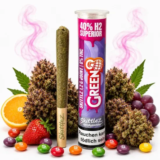 Green8 Pre-Rolls | 40% H2 Superior | Skittlez 1,2g