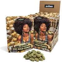 avibes® CBD Blüten | 45% CBD | 24k Gold Punch 1g