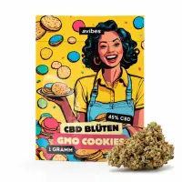 avibes® CBD Blüten | 45% CBD | GMO Cookies 1g