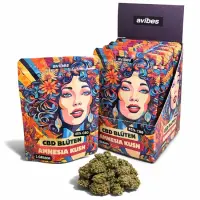 avibes® CBD Blüten | 45% CBD | Amnesia Kush 1g