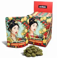 avibes® CBD Blüten | 45% CBD | Lemon Cherry 1g