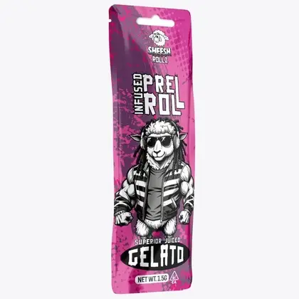 Sheesh Pre-Rolls | 98% Superior | Gelato (1 Stk.)