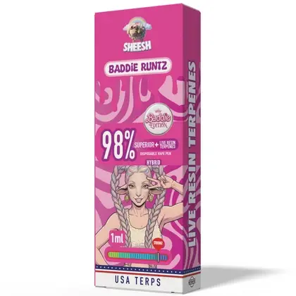 Sheesh 98% Superior Vape | 1ml | Baddie Runtz