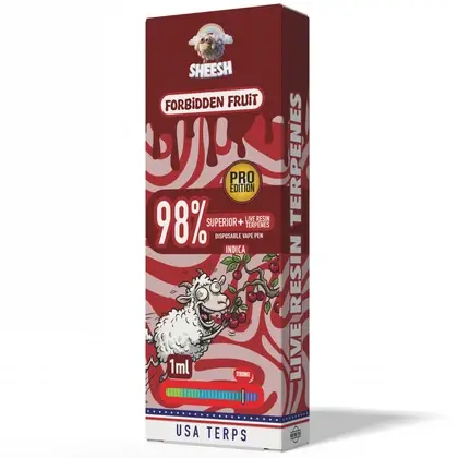 Sheesh 98% Superior Vape | 1ml | Forbidden Fruit