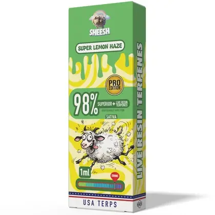 Sheesh 98% Superior Vape | 1ml | Super Lemon Haze