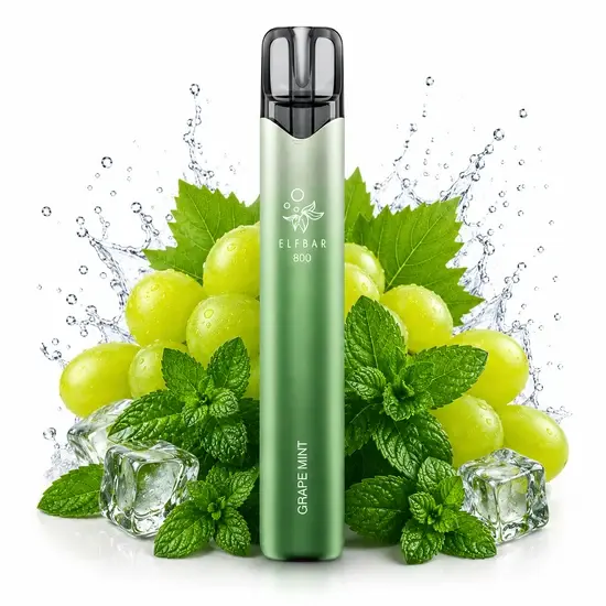 Elfbar 800 | Grape Mint Nikotinfrei