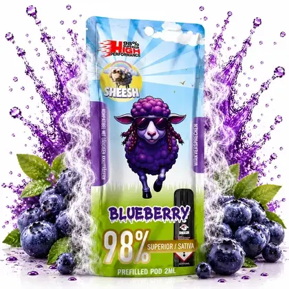Sheesh Signature Pods | 98% Superior Blend | Blueberry