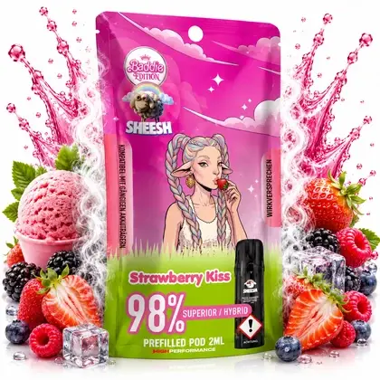 Sheesh Signature Pods | 98% Superior Blend | Strawberry Kiss