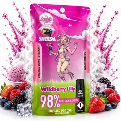 Sheesh Signature Pods | 98% Superior Blend | Wildberry Lilly