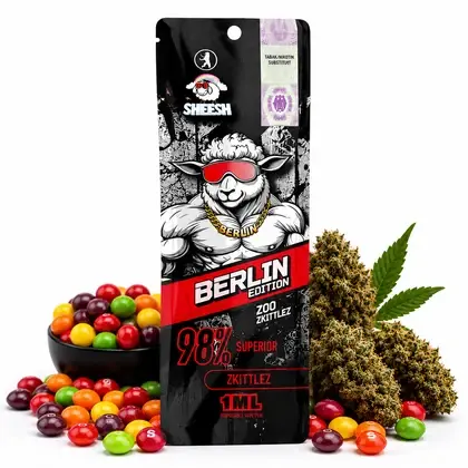 Sheesh BERLIN Limited Edition | 98% Superior Vape | Zoo Zkittlez 1ml