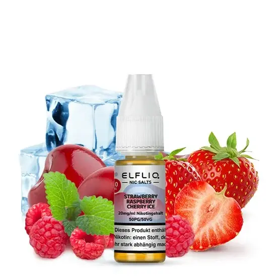 ELFLIQ Liquid | Strawberry Raspberry Cherry Ice 20mg